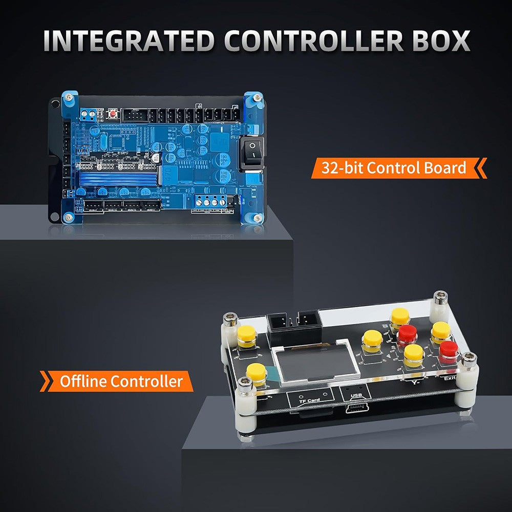 CNC frézka Annoytools 3018 Pro Max, 3osé koncové spínače, offline ovládání GRBL, 300x180x80mm