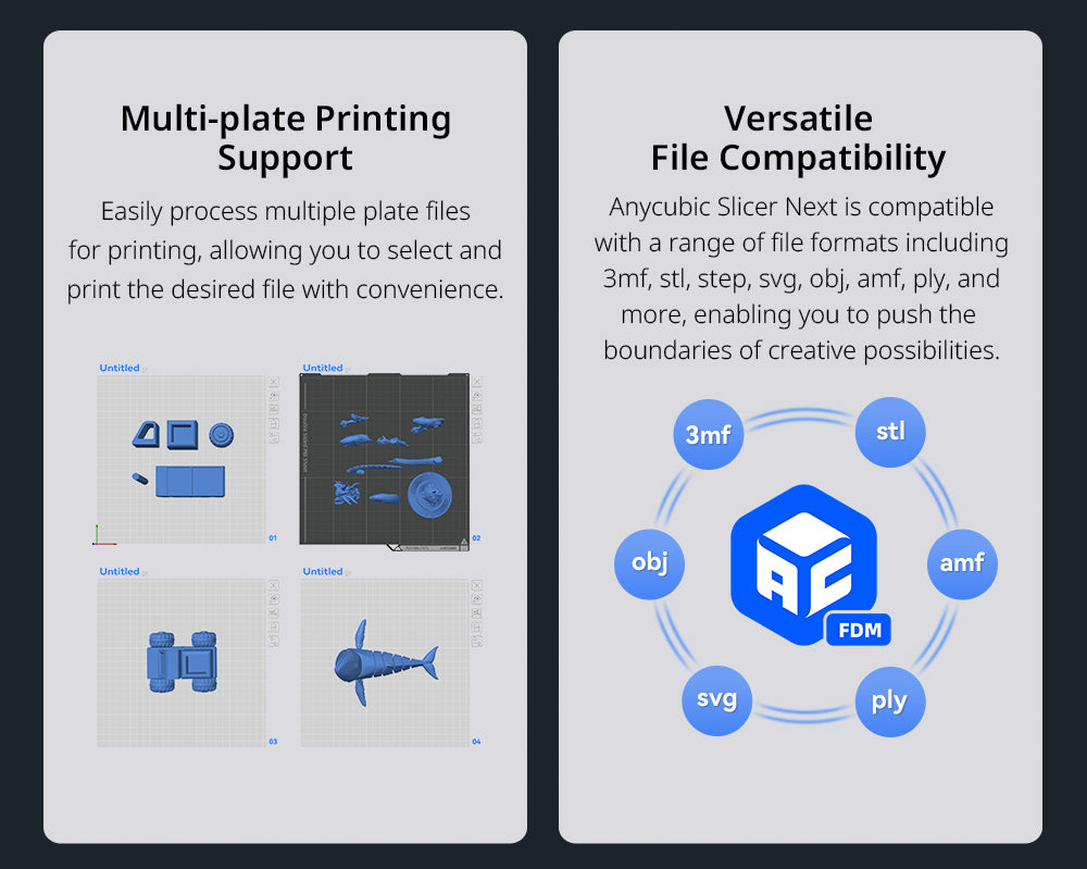 Kombinovaná 3D tiskárna Anycubic Kobra 3 Max, tisk až 8 barev, barevný procesor ACE Pro, vysokorychlostní tisk 600 mm/s, automatické vyrovnávání a ochrana proti ztrátě kroku, 420*420*500 mm