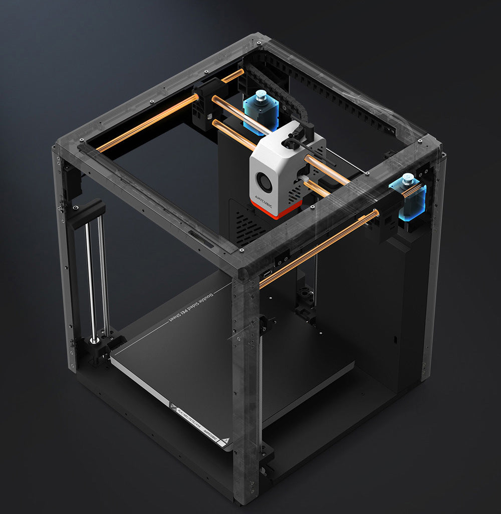 3D tiskárna ANYCUBIC KOBRA S1 COMBO, zářivý 8barevný tisk, ultra vysoká rychlost 600 mm/s, automatické vyrovnávání, hotend 320 °C, ultratichý chod 44 dB, konstrukce CoreXY, 250 * 250 * 250 mm