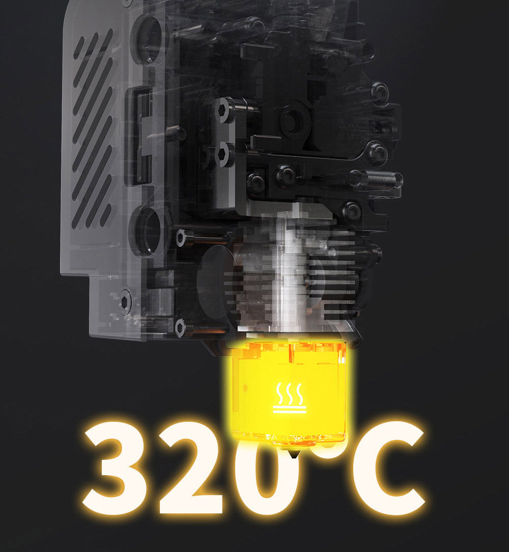 3D tiskárna ANYCUBIC KOBRA S1 COMBO, zářivý 8barevný tisk, ultra vysoká rychlost 600 mm/s, automatické vyrovnávání, hotend 320 °C, ultratichý chod 44 dB, konstrukce CoreXY, 250 * 250 * 250 mm