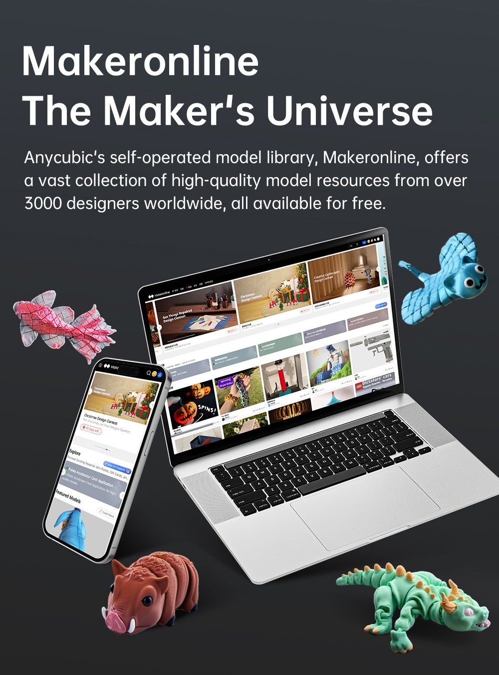 3D tiskárna Anycubic Kobra S1, uzavřená konstrukce CoreXY, ultrarychlý tisk 600 mm/s, podpora vícebarevného tisku s ACE Pro, hotend 320℃, ultratichý provoz 44 dB, 250*250*250 mm