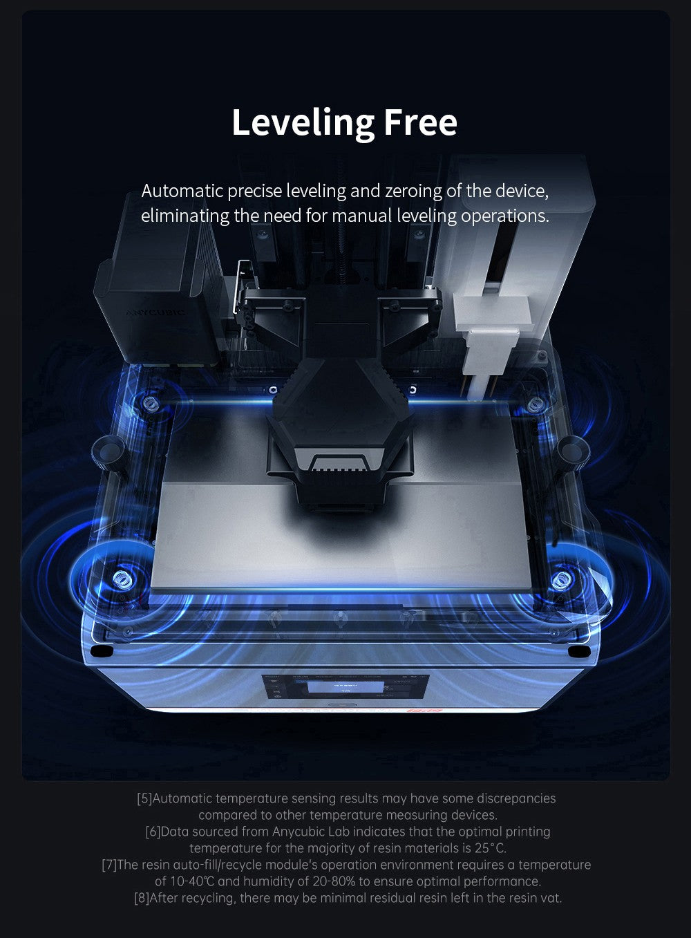 3D tiskárna Anycubic Photon Mono M7 Pro z pryskyřice, výška vrstvy 0,1 mm, rychlost tisku 170 mm/h, zdroj 14K COB LighTurbo 3.0, 10,1