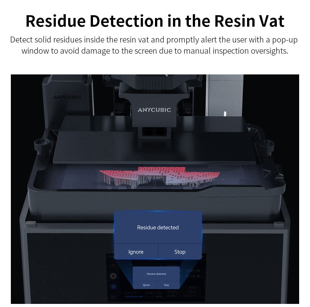 3D tiskárna Anycubic Photon Mono M7 Pro z pryskyřice, výška vrstvy 0,1 mm, rychlost tisku 170 mm/h, zdroj 14K COB LighTurbo 3.0, 10,1