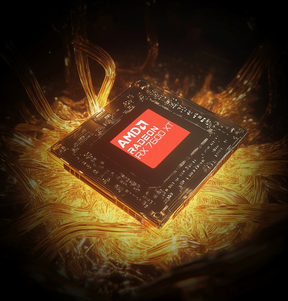 Dokovací stanice AOOSTAR XG76XT eGPU s grafickou kartou AMD Radeon RX 7600MXT, 8 GB GDDR6 RAM, 128bitová, 1*USB 4.0, 1*Oculink, 1*HDMI, 2*DP, 1*Type-C, 100W reverzní nabíjení - zástrčka EU