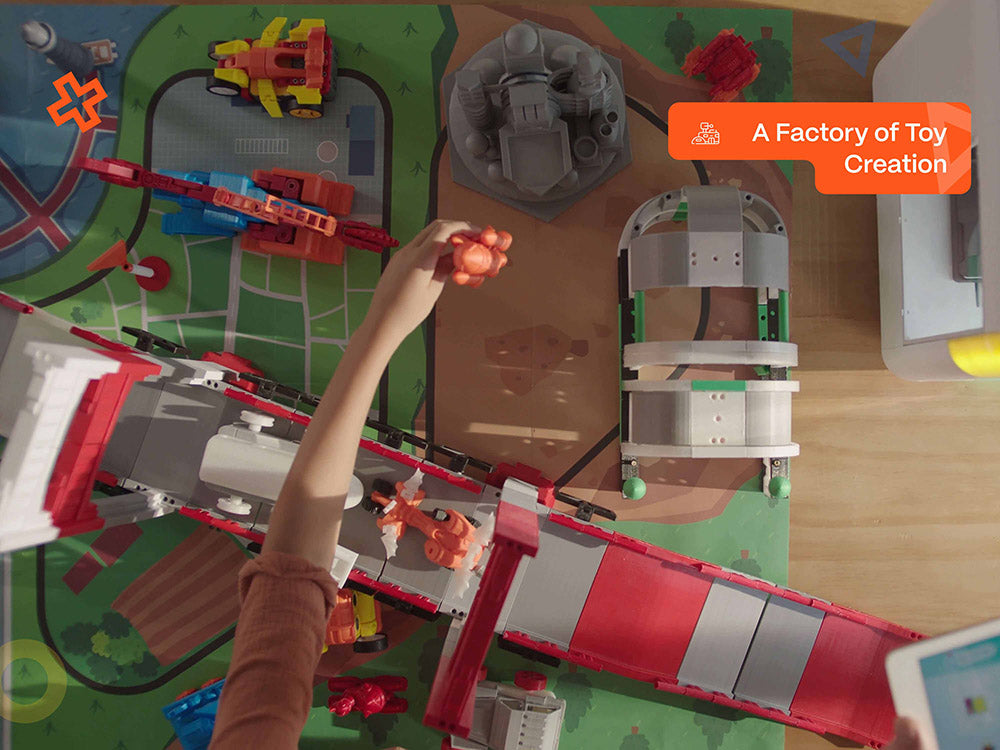 3D tiskárna AOSEED X-MAKER pro děti a začátečníky, podložka bez vyrovnávání, tisk přes Wi-Fi, ultratichá, ovládání aplikací, podpora PLA/ABS filamentů