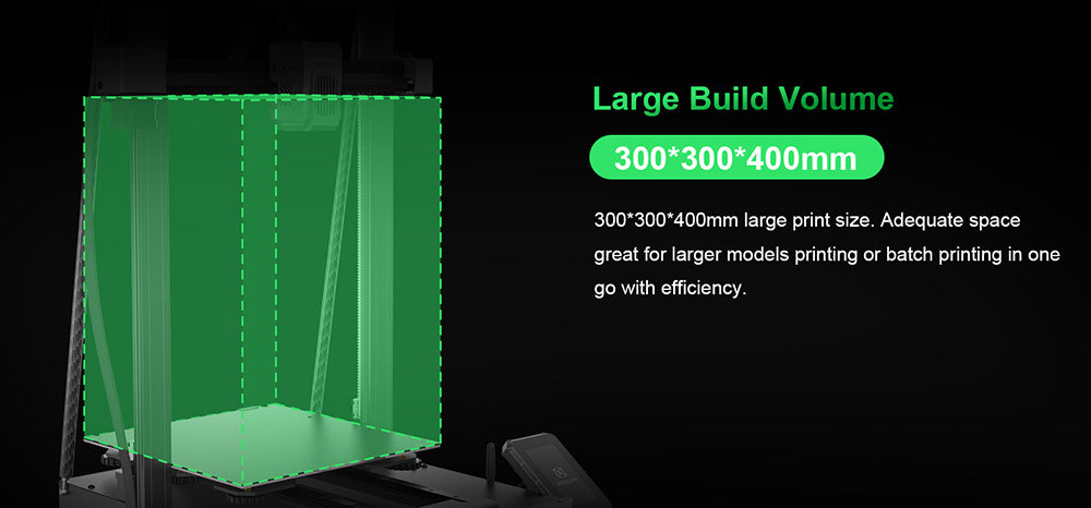 3D tiskárna Artillery Sidewinder X4 Plus, 300*300*400 mm, rychlost tisku 500 mm/s, lineární vodicí lišta XY-Metal, automatické vyrovnávání, účinné chladicí ventilátory 8000 ot./min.