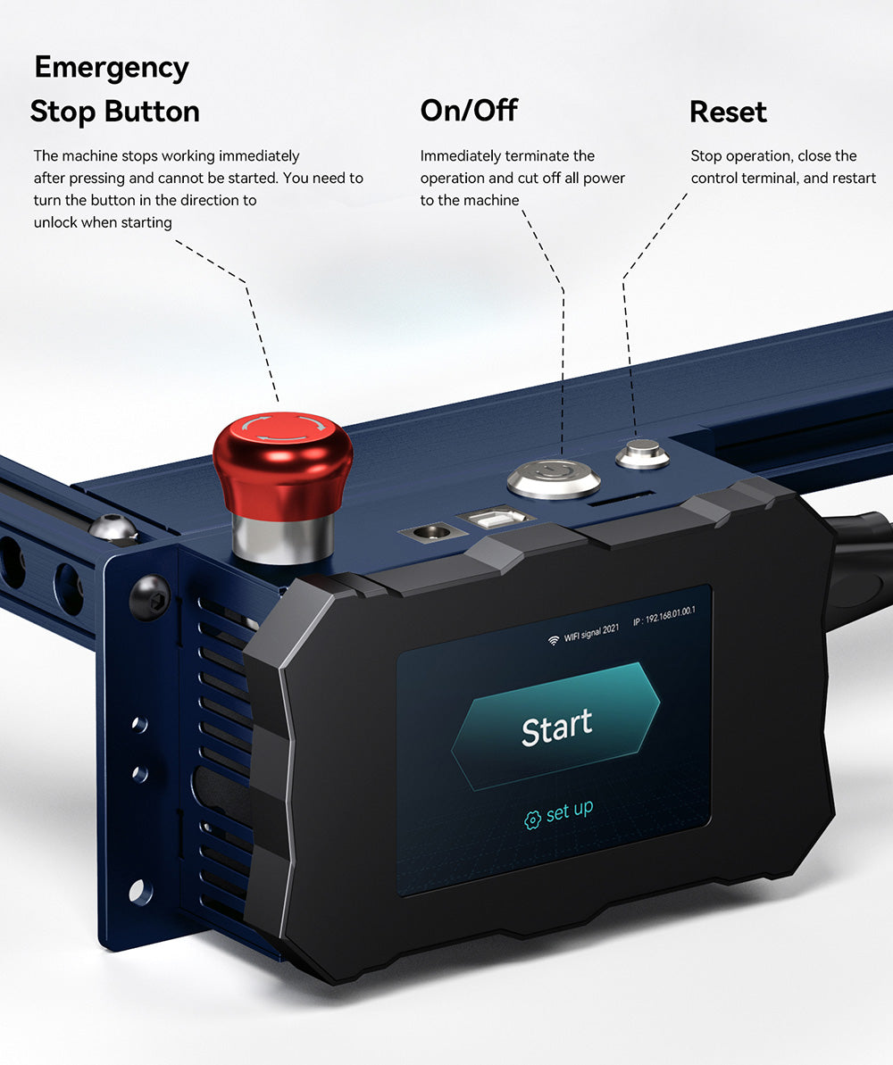 Laserová gravírka ATOMSTACK A10 Pro 10W, vysoká přesnost 0,01 mm, pevné ostření, dvojitý kompresní bod, 410*400 mm