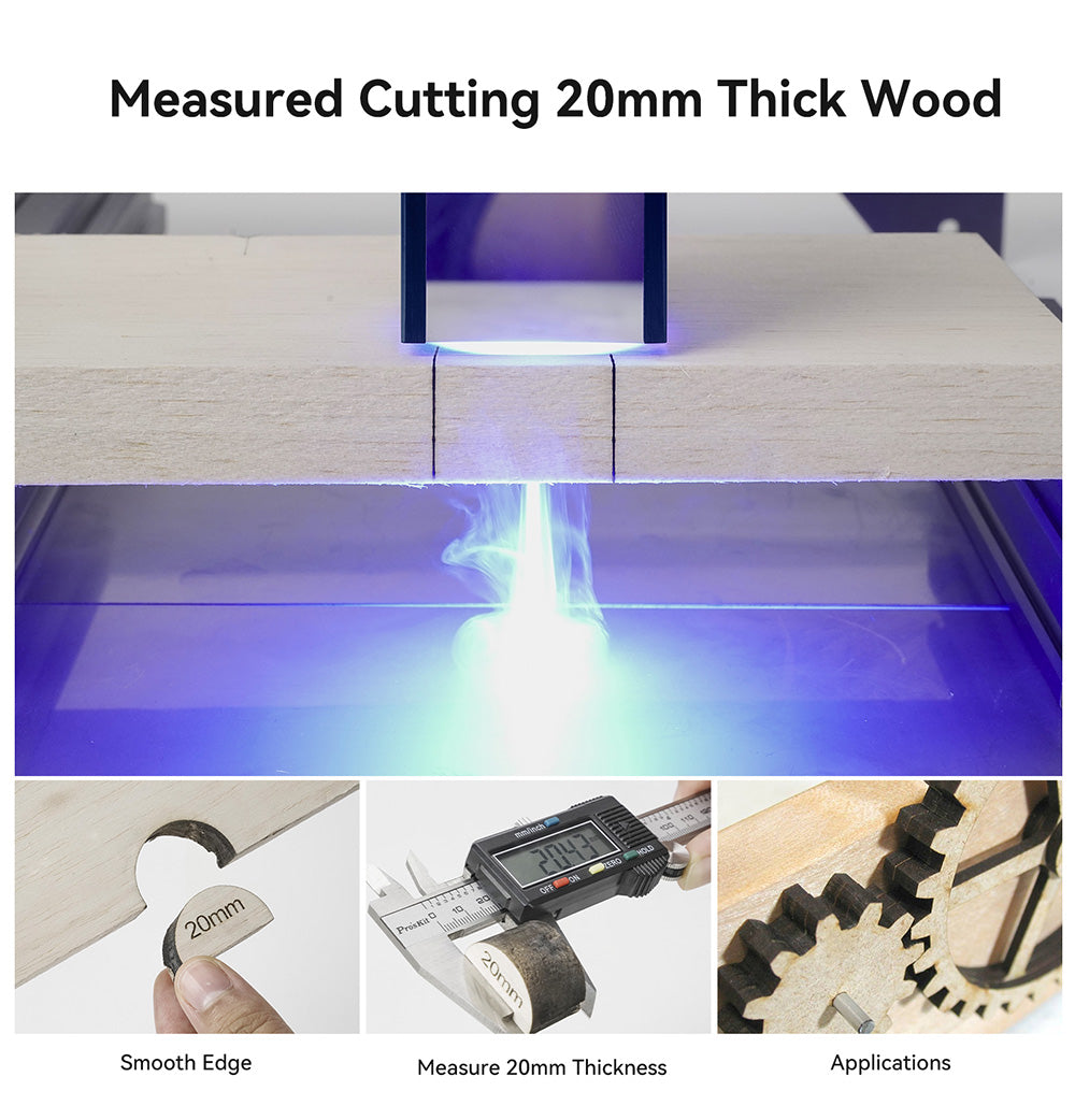Laserová gravírka ATOMSTACK A10 Pro 10W, vysoká přesnost 0,01 mm, pevné ostření, dvojitý kompresní bod, 410*400 mm