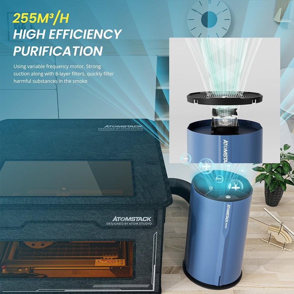ATOMSTACK Maker D2 Laser Special Vysoce účinný čistič vzduchu