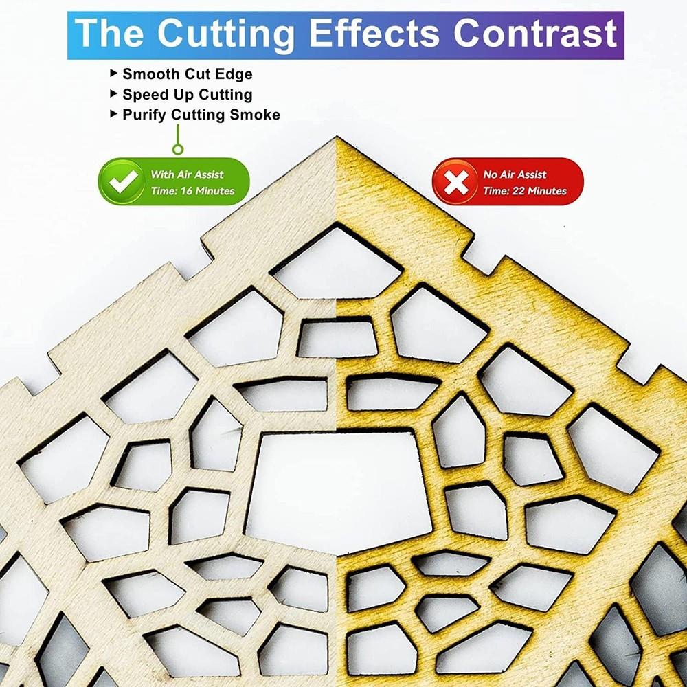 Sada pro podporu vzduchu ATOMSTACK F30, nastavitelný průtok vzduchu 10–30 l/min