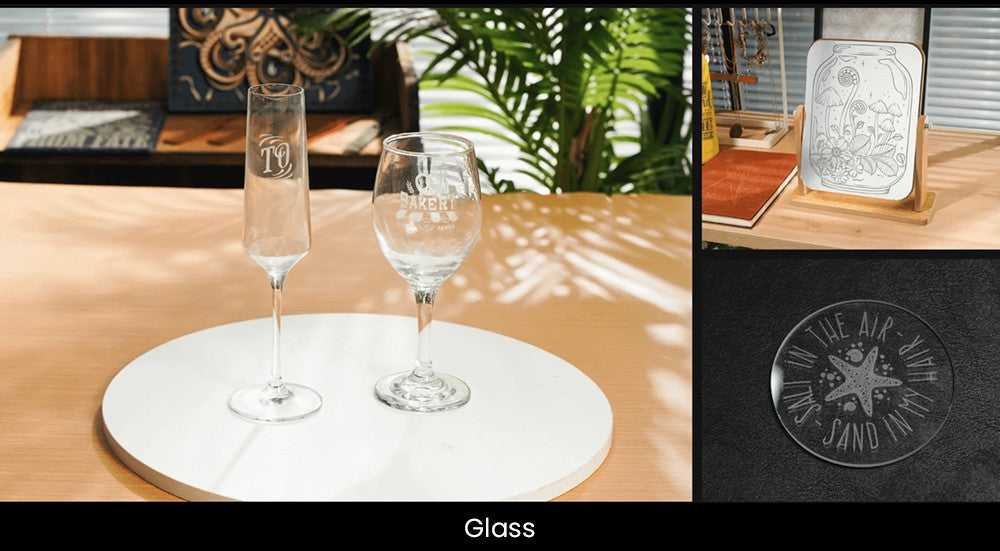 Laserová gravírka ATOMSTACK Hurricane CO2 třídy 1, výkon 55 W, přesnost 0,01 mm, rychlost gravírování 600 mm/s, 500*300 mm, viditelný červený indikátor, 5MP kamera, automatický hasicí přístroj, systém odvodu kouře