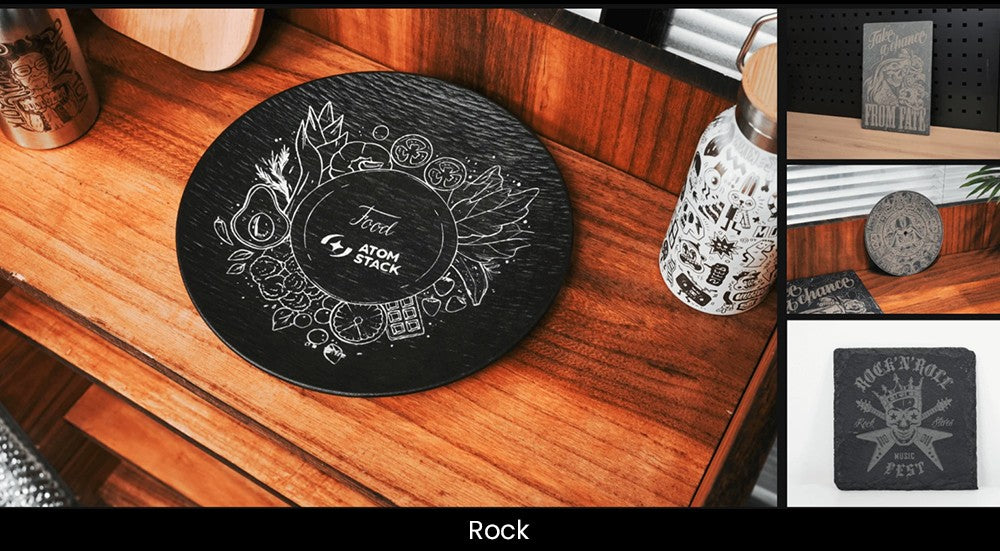 Laserová gravírka ATOMSTACK Hurricane CO2 třídy 1, výkon 55 W, přesnost 0,01 mm, rychlost gravírování 600 mm/s, 500*300 mm, viditelný červený indikátor, 5MP kamera, automatický hasicí přístroj, systém odvodu kouře