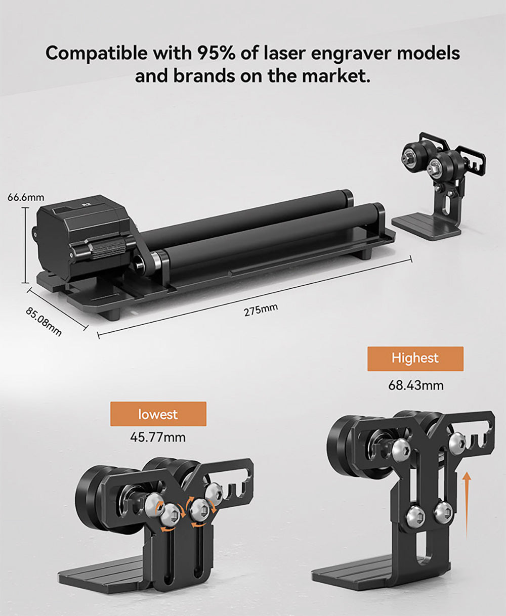 Jednoduchý rotační válec ATOMSTACK R2-B