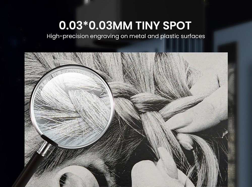 Infračervený laserový modul ATOMSTACK R30 V2, laserový výkon 1064nm 2W, bod 0,03mm, odstraňování rzi, pro gravírování kovů a plastů