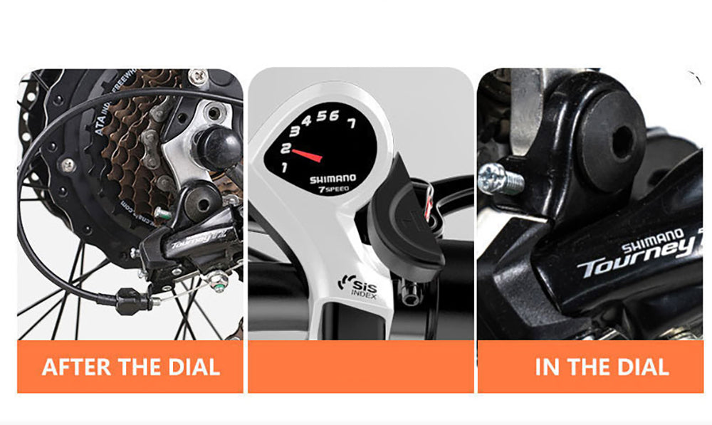 Skládací elektrické kolo AVAKA BZ20 PLUS, tlusté pneumatiky 20*3,0 palce, bezkartáčový motor 500 W, maximální rychlost 25 km/h, baterie 48 V 18,2 Ah, dojezd 100 km, maximální zatížení 120 kg, dvojitá kotoučová brzda Shimano, 7 rychlostí, vodotěsný LCD displej IP54, jednodílné kolo - černé