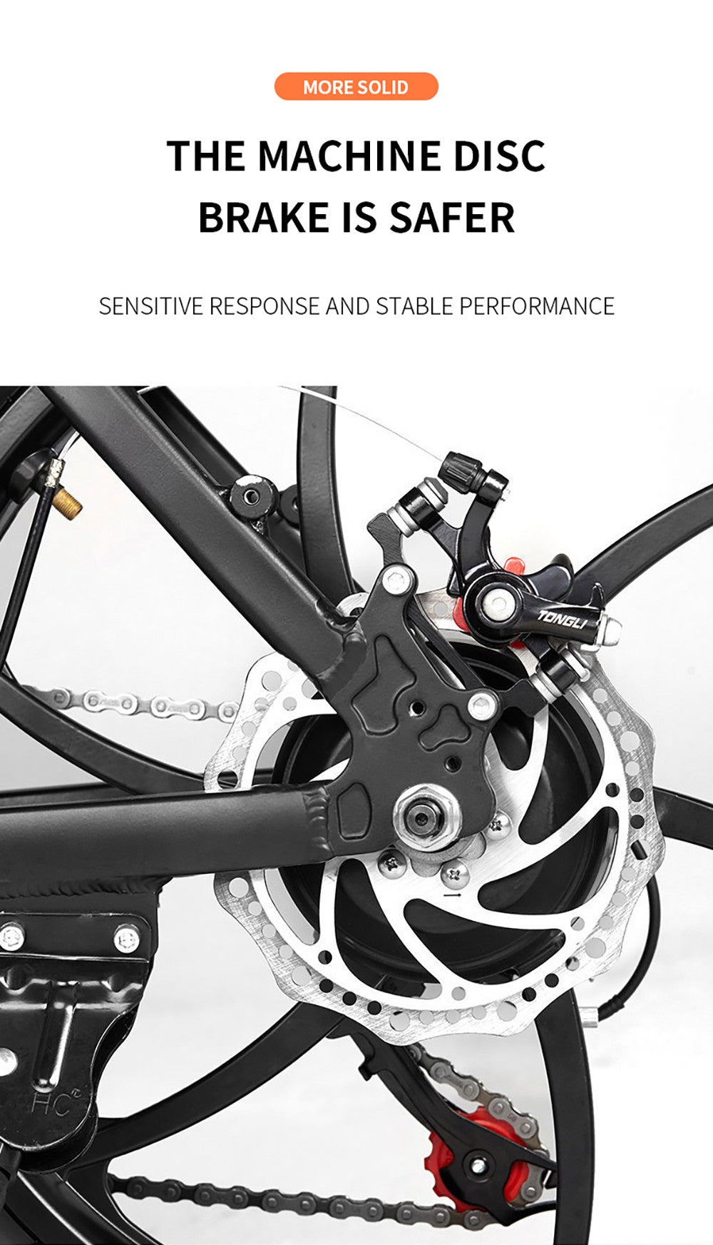 Skládací elektrické kolo AVAKA BZ20 PLUS, tlusté pneumatiky 20*3,0 palce, bezkartáčový motor 500 W, maximální rychlost 25 km/h, baterie 48 V 18,2 Ah, dojezd 100 km, maximální zatížení 120 kg, dvojitá kotoučová brzda Shimano, 7 rychlostí, vodotěsný LCD displej IP54, jednodílné kolo - černé
