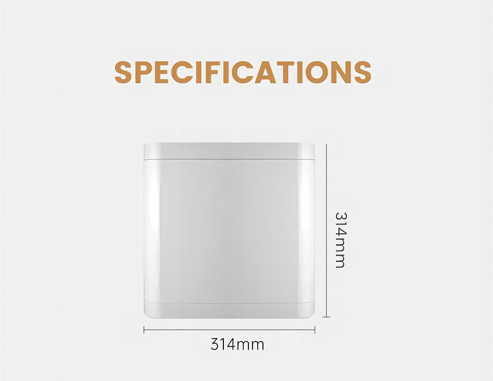 Kuchyňský kompostér BEECO HQD-314Pro, objem 3,3 l, přeměna odpadu na přírodní hnojivo, vestavěné UVC světlo, dětský zámek, LCD displej