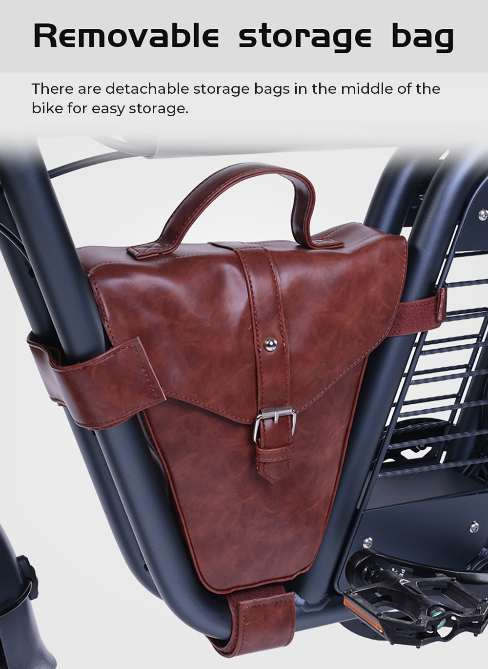 Elektrokolo BEZIOR XF006, motor 1200 W, baterie 48 V 23,2 Ah, pneumatiky 20 x 4,0 palce, maximální rychlost 47 km/h, dojezd 100 km, hydraulické olejové brzdy, pružinové odpružení, řazení Shimano 7 rychlostí, LCD displej