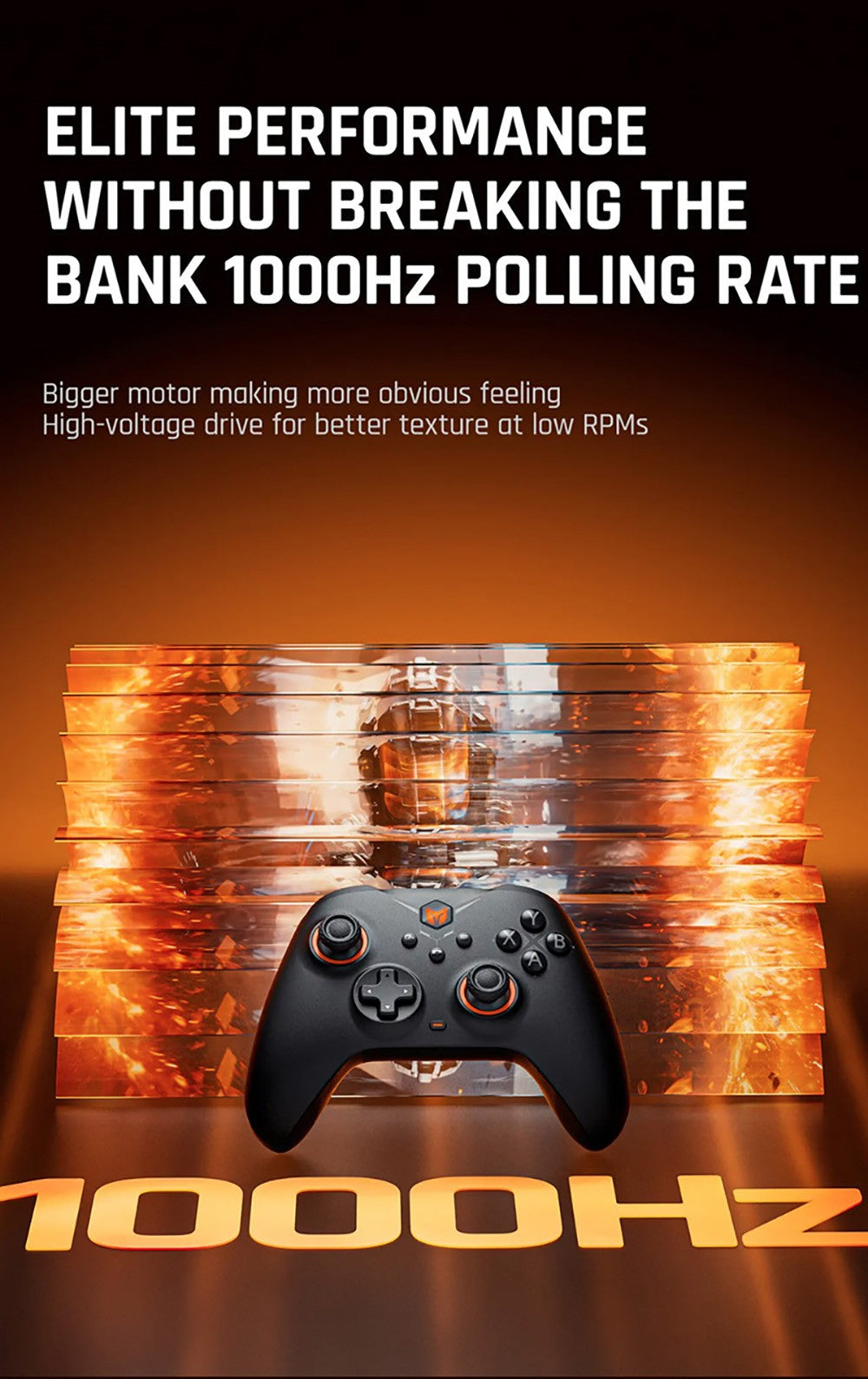 Bezdrátový herní ovladač BIGBIG WON GALE HALL, 3 režimy připojení, joysticky a spouštěče Hall, kompatibilní se Switch / PC / iOS / Android