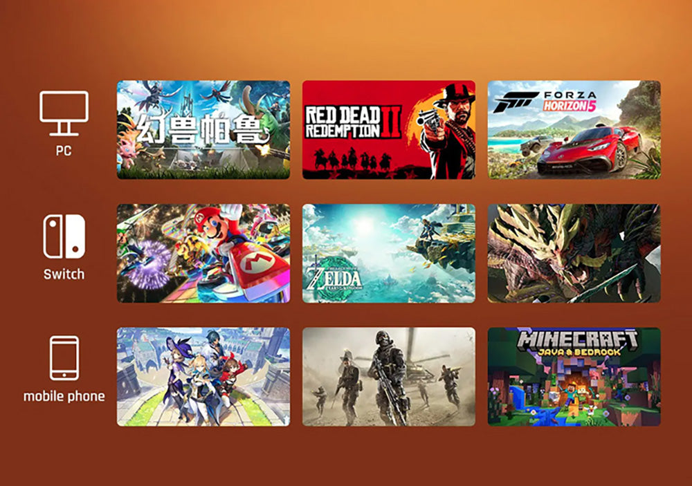 Bezdrátový herní ovladač BIGBIG WON GALE HALL, 3 režimy připojení, joysticky a spouštěče Hall, kompatibilní se Switch / PC / iOS / Android