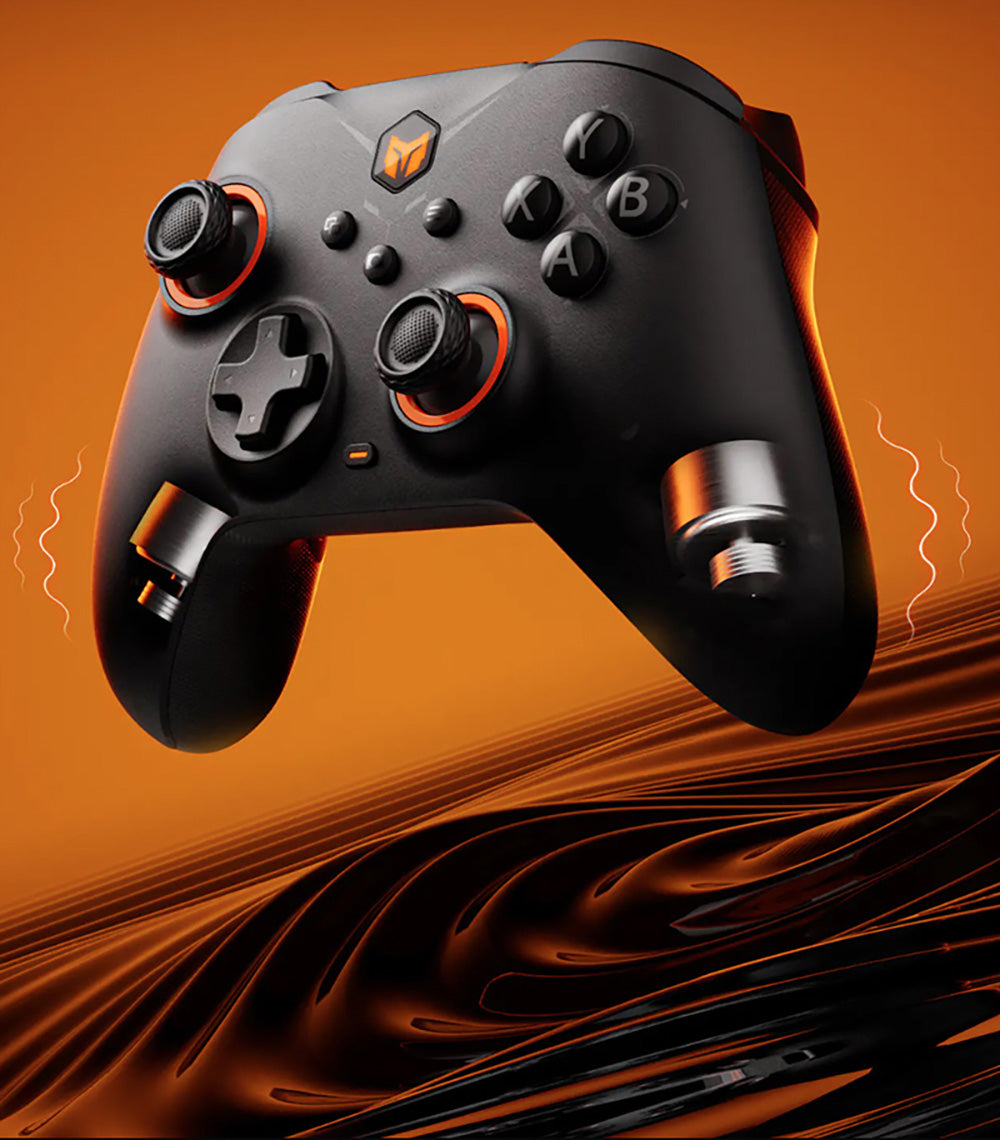 Bezdrátový herní ovladač BIGBIG WON GALE HALL, 3 režimy připojení, joysticky a spouštěče Hall, kompatibilní se Switch / PC / iOS / Android