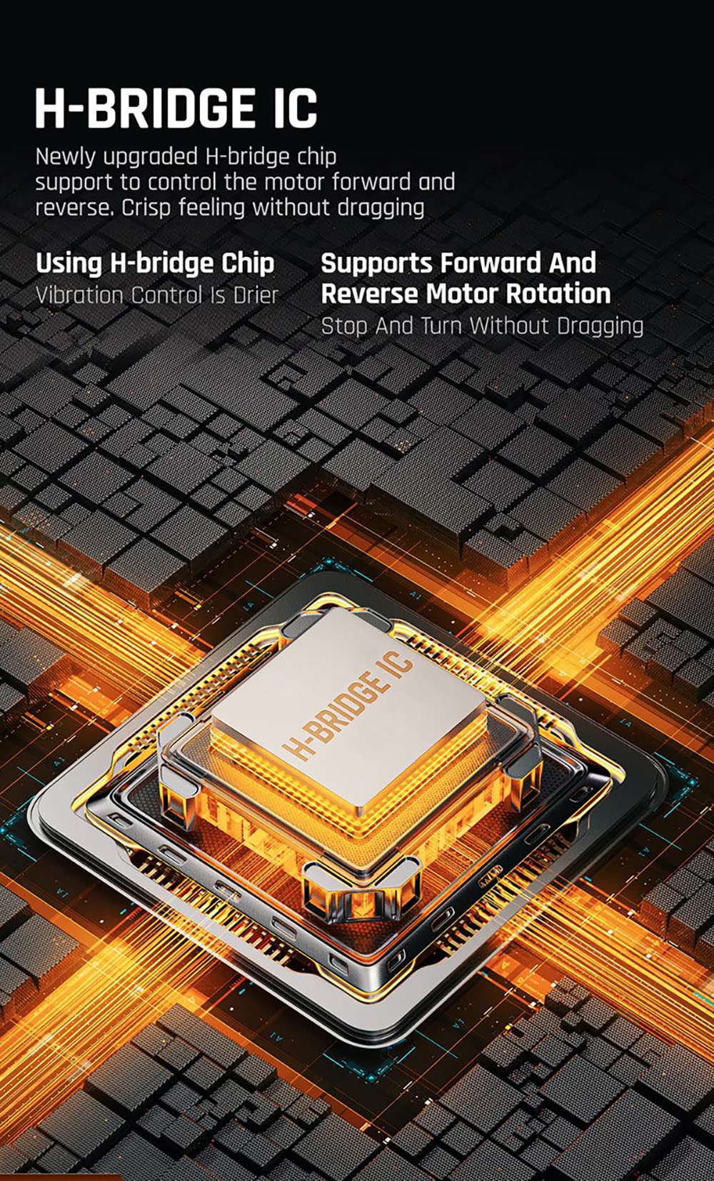 Bezdrátový herní ovladač BIGBIG WON GALE HALL, 3 režimy připojení, joysticky a spouštěče Hall, kompatibilní se Switch / PC / iOS / Android