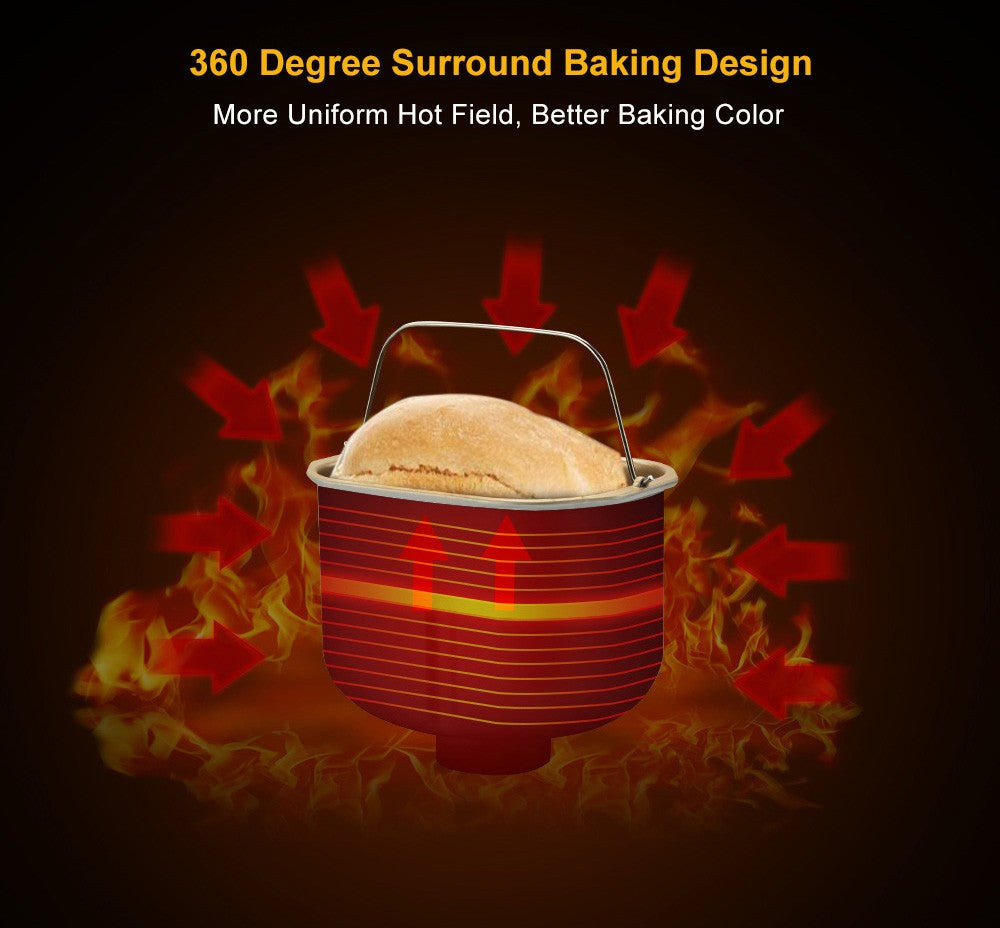 Biolomix BBM013 Nerezová ocel 19 v 1 Automatická pekárna chleba