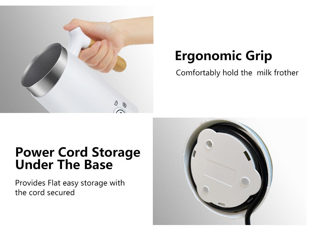 BioloMix BN11 4v1 napěňovač horkého a studeného mléka, objem pěny 150 ml, ohřívací kapacita 300 ml