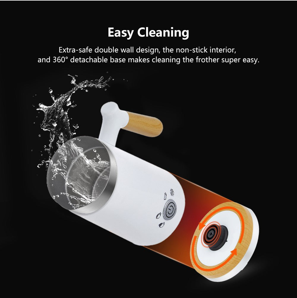 BioloMix BN11 4v1 napěňovač horkého a studeného mléka, objem pěny 150 ml, ohřívací kapacita 300 ml