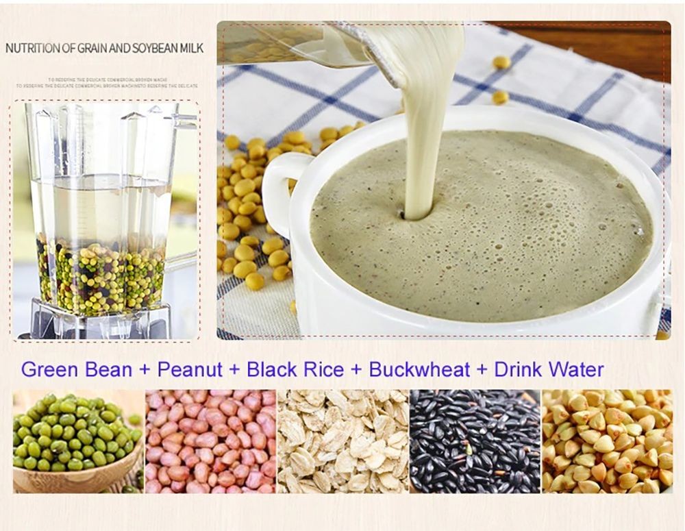 Mixér BioloMix G5200, 2200W smoothie mixér, objem 2 l, nastavitelná rychlost - černý