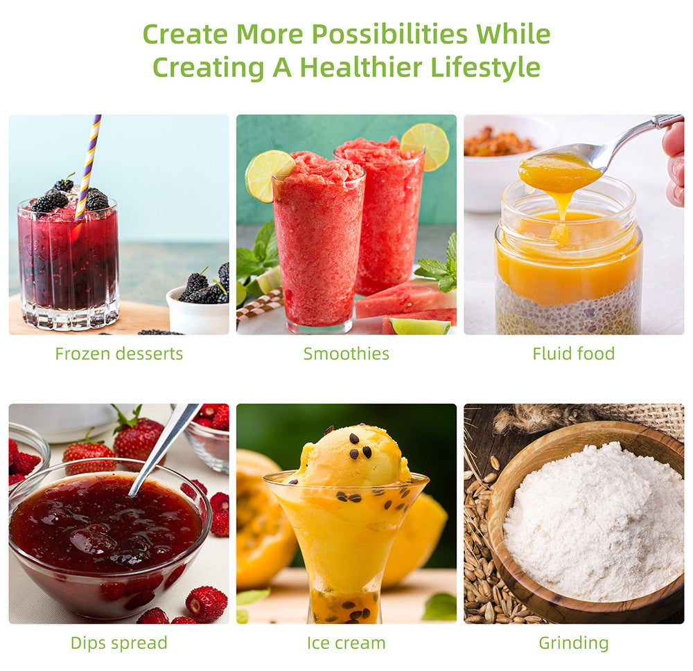 Smoothie mixér BioloMix SF701 1300W s 1,5l skleněnou nádobou, 2 rychlostními stupni a pulzní funkcí