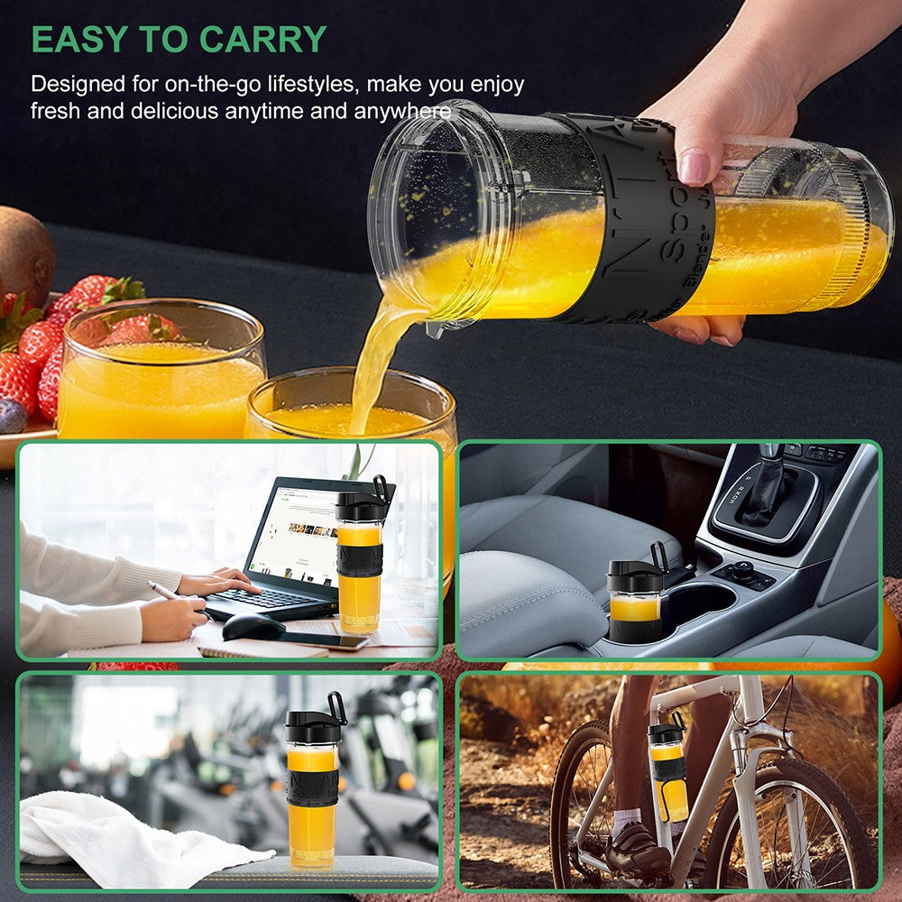 BioloMix TB23M 3v1 multifunkční kuchyňský robot, přenosný odšťavňovač 700 W, osobní mixér, mlýnek na maso, mlýnek na kávu a koření, sekáček na maso, smoothie, mixér na ovoce