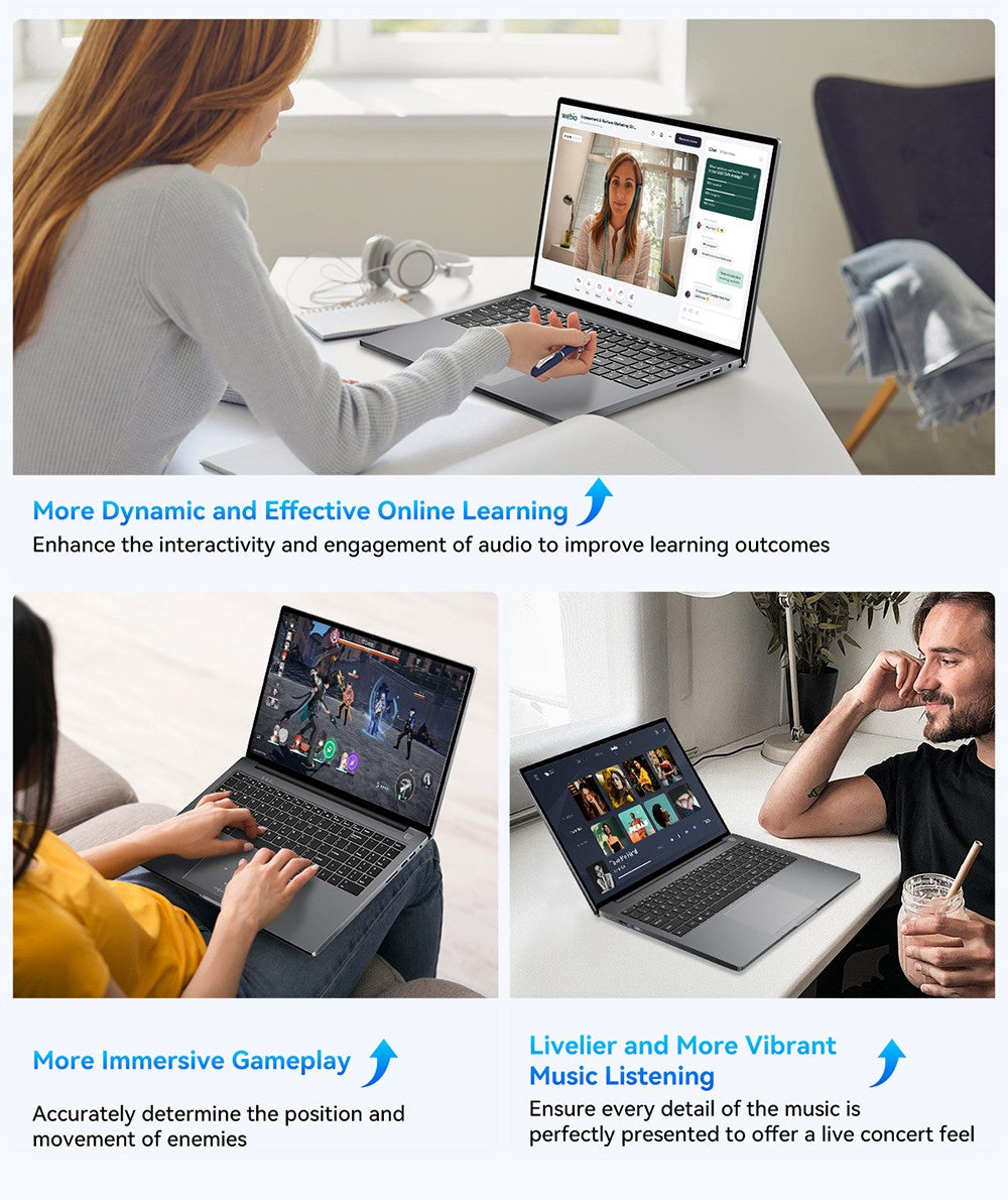 Notebook Blackview Acebook 12, 16palcový IPS displej s rozlišením 1920*1200, Intel Core i5-1030NG7, 4 jádra (max. 3,5 GHz), 16 GB RAM, 512 GB SSD, WiFi 5 a Bluetooth 4.2, 1 plně vybavený port typu C, 2 USB 3.2, 1 USB 2.0, 1 HDMI, 1 SD karta, 1 audio konektor, baterie 57 Wh