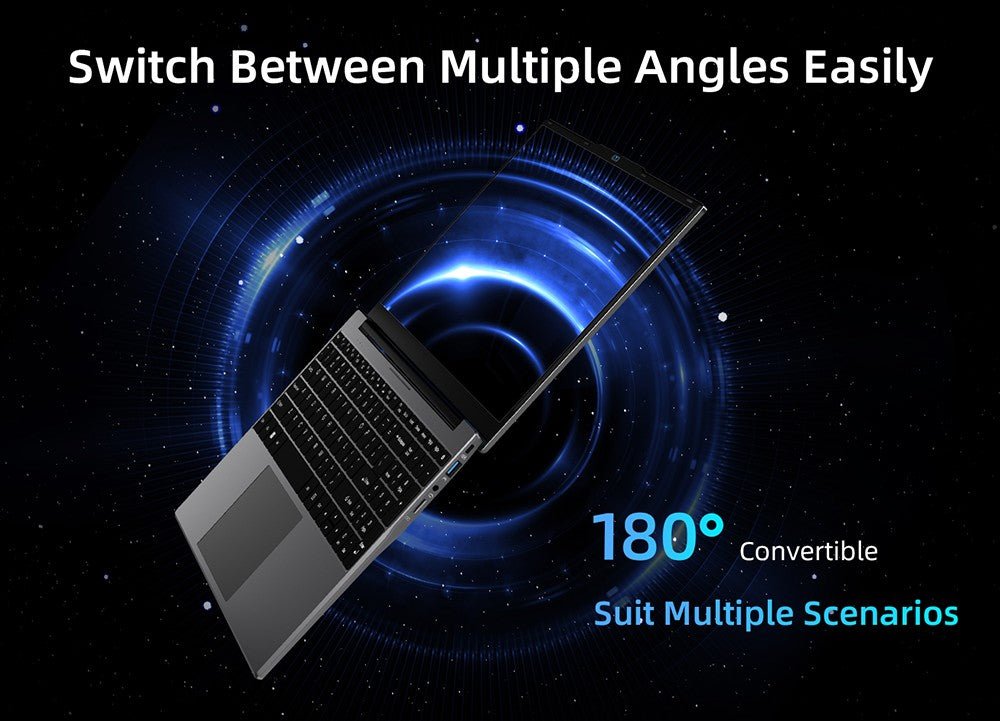 Notebook BMAX X15 Pro, 15,6 palcový IPS displej s rozlišením 1920*1080, Intel N95, 4 jádra, max. 3,4 GHz, 16 GB RAM, 512 GB SSD, WiFi 5, Bluetooth 5.0, baterie 5000 mAh, 1x USB 3.2, 1x Mini HDMI, 1x slot pro Micro SD kartu, 1x konektor pro sluchátka, klávesnice plné velikosti