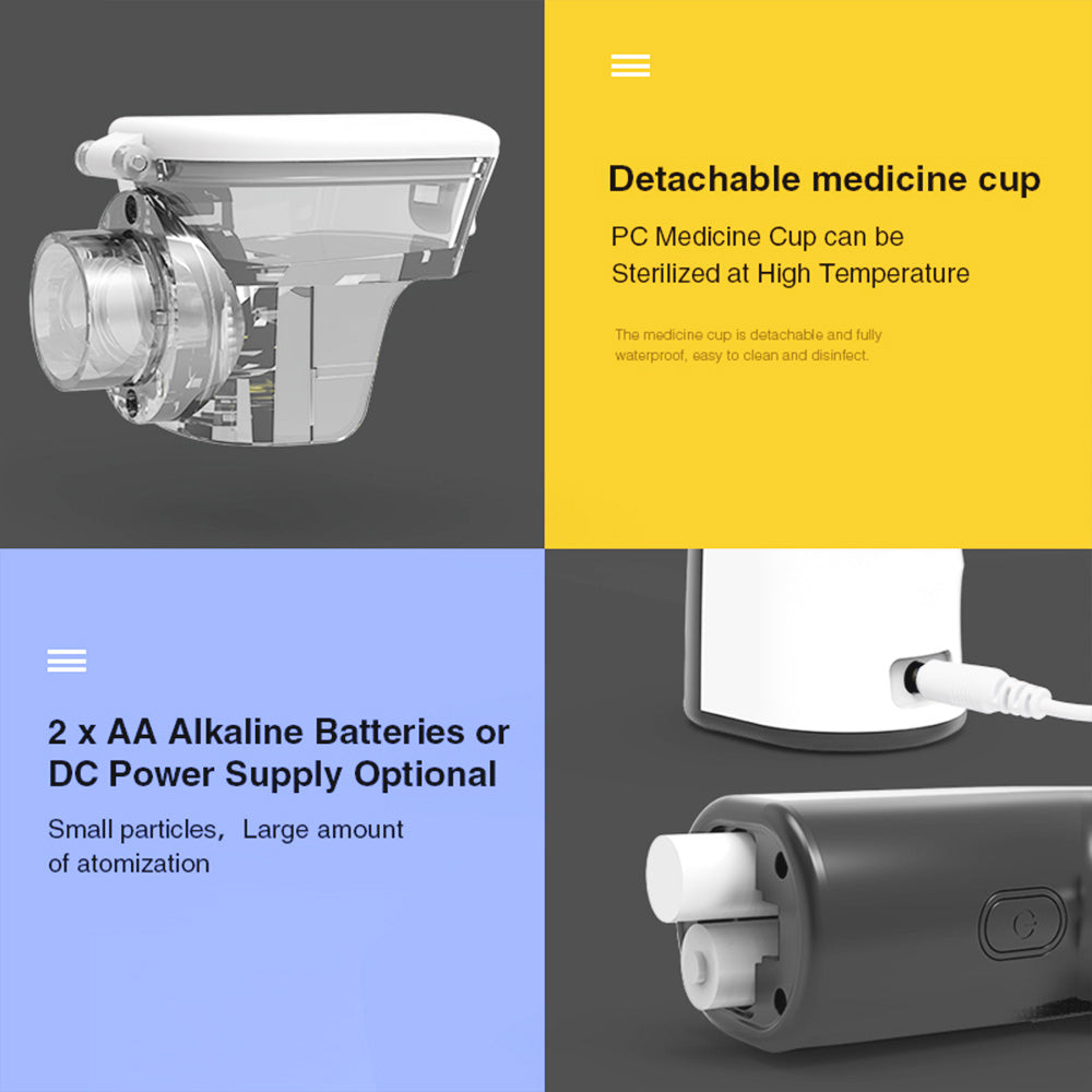 Přenosný nebulizér BOXYM N3 pro astma, CHOPN a domácnost pro děti i dospělé