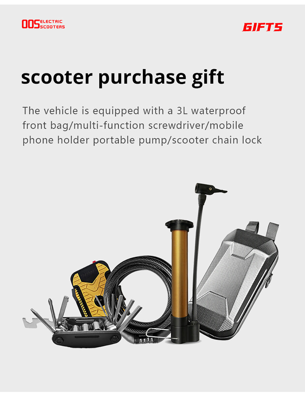 Elektrická koloběžka BOYUEDA Q7 Pro, motor 2*1600 W, baterie 52 V 19 Ah, pneumatiky 10 palců, maximální rychlost 70 km/h, dojezd 70 km, dvojité hydraulické kotoučové brzdy, přední hydraulický tlumič a zadní pružinový tlumič, ovládání pomocí aplikace