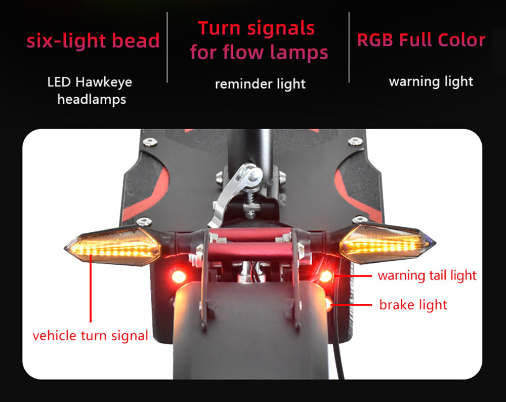Elektrická koloběžka BOYUEDA Q7 Pro Max, motor 1600 W*2, baterie 52 V 28 Ah, pneumatiky 10 palců, maximální rychlost 70 km/h, dojezd 110 km, dvojité hydraulické kotoučové brzdy, přední hydraulický tlumič a zadní pružinový tlumič, LCD displej