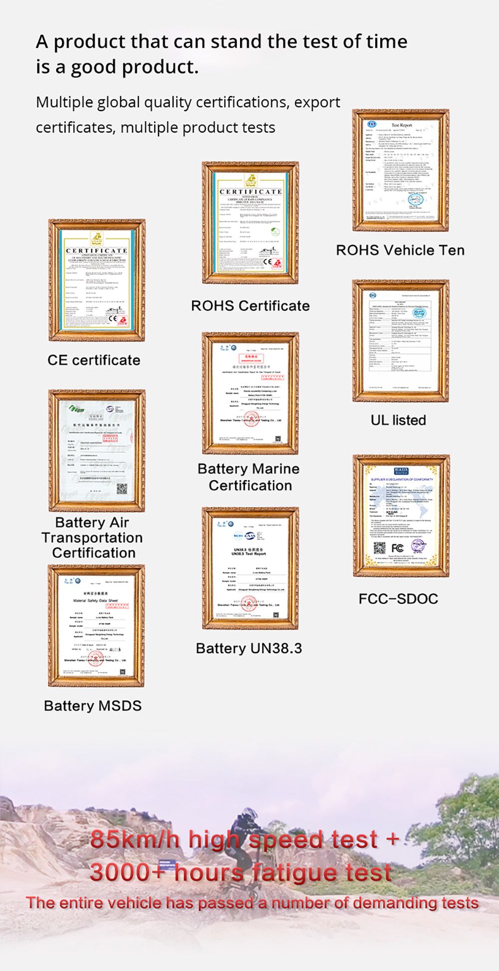 Elektrická koloběžka BOYUEDA S3-11, motor 2*3000 W, baterie 60 V 38 Ah, pneumatiky 11 palců, maximální rychlost 85 km/h, dojezd 120 km, dvojité hydraulické kotoučové brzdy, hydraulický tlumič, LCD displej