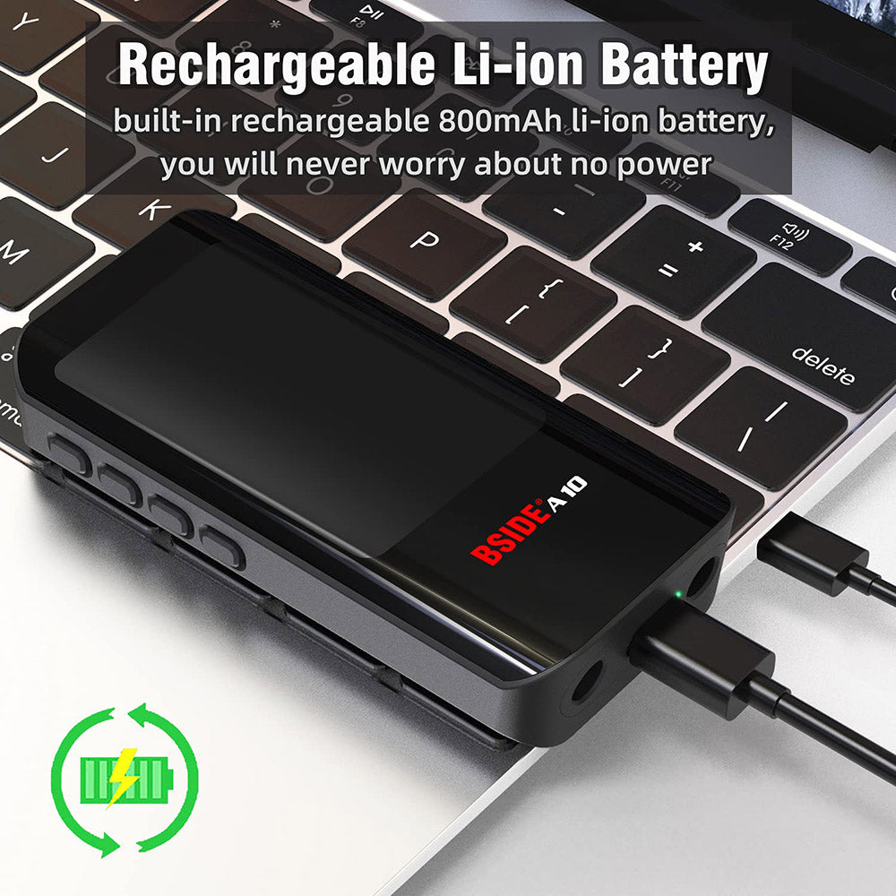 BSIDE A10 Inteligentní digitální multimetr, 9999 True RMS EBTN barevný displej, DC AC napětí Kapacita Ohm Dioda NCV Hz Tester vodičů pod napětím