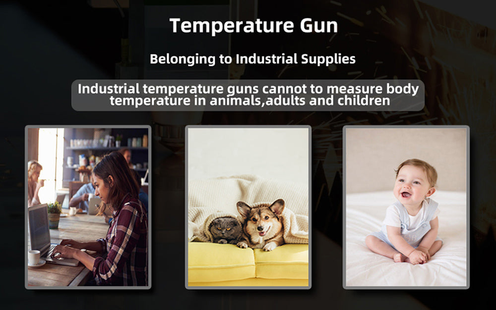 BSIDE H3 infračervený teploměr s pistolí, -58℉—2552℉, bezkontaktní ruční digitální laserový průmyslový teploměr, žlutý, bez baterie