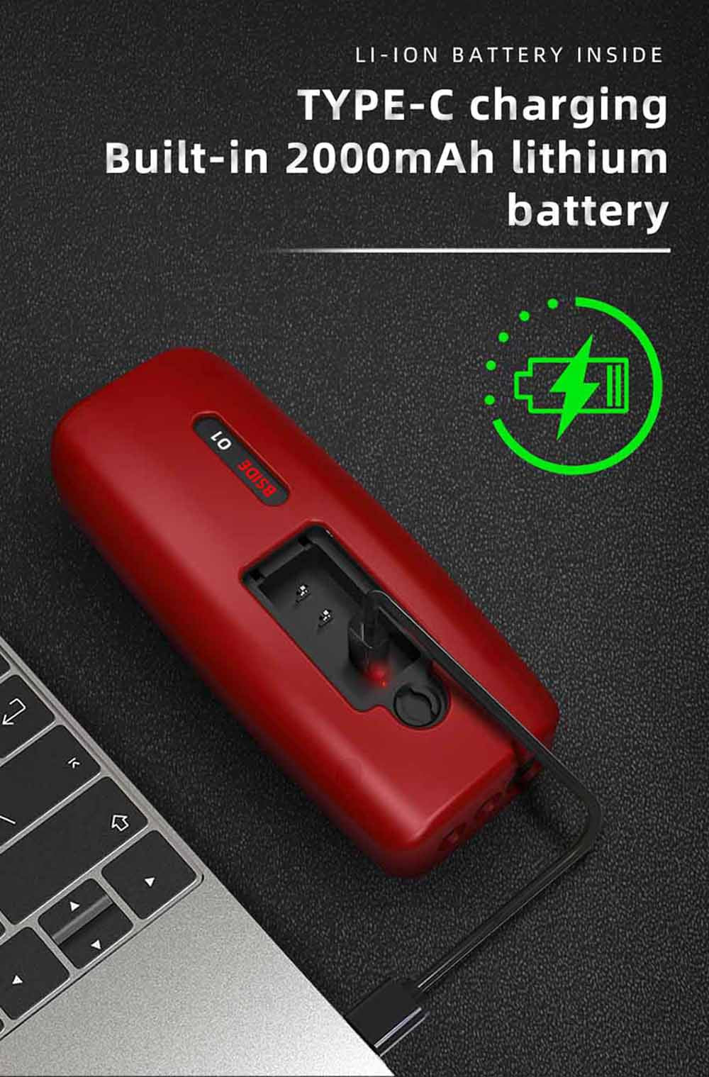 Digitální osciloskop BSIDE O1, ruční multimetr, ukládání tvarů vln, vzorkovací frekvence 48MSa/s 10MHz, profesionální tester elektronických součástek - červený