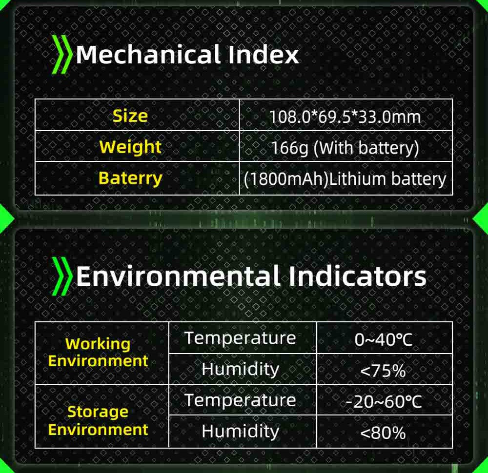 Ruční digitální osciloskop-multimetr BSIDE OT2, šířka pásma 10 MHz se vzorkovací frekvencí 48 MSa/s, 2,8palcový LCD displej