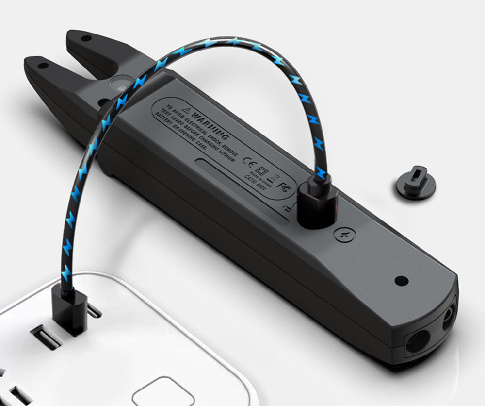 Digitální klešťový multimetr BSIDE U0, elektrický testovací pero, 6000 číslic, True RMS měřič typu U, barevný displej