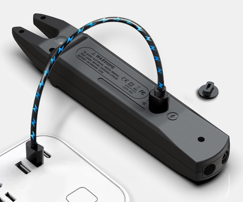 Digitální klešťový multimetr BSIDE U1, elektrický tester, jasná LED svítilna, kleště DC/AC 100A, T-RMS proud