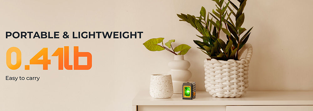 CIGMAN CM-G01 2řádkový laserový nivelační přístroj, samonivelační, 360° magnetický držák