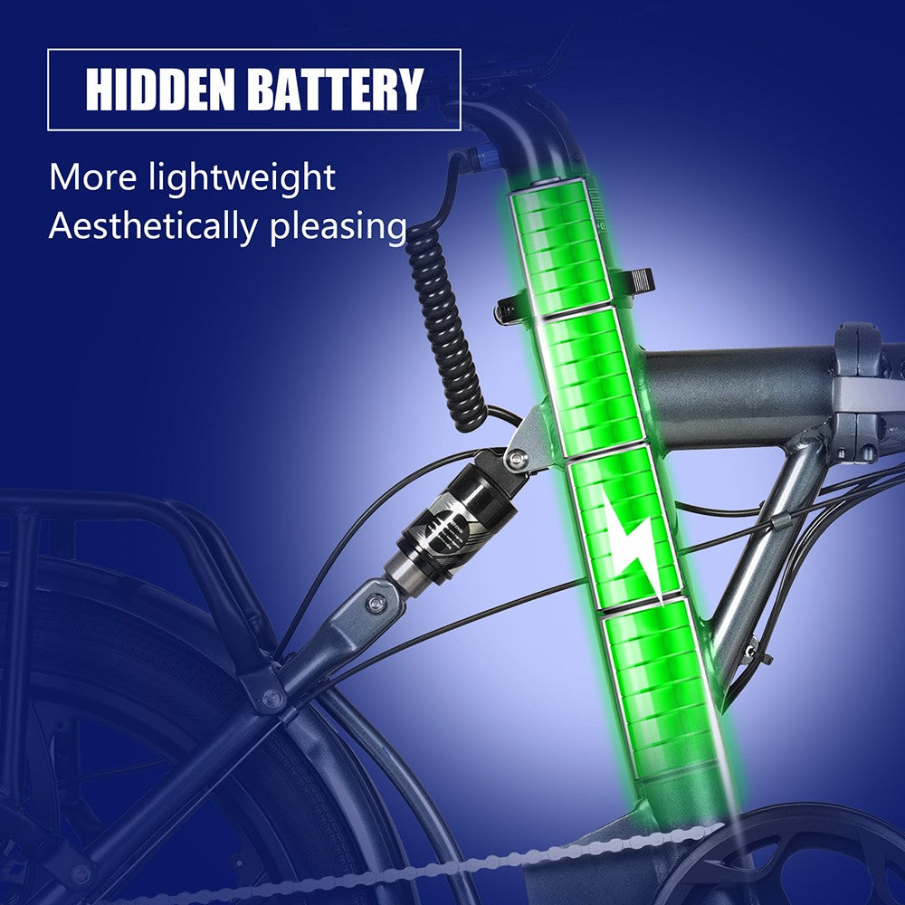 Elektrokolo CMACEWHEEL EM20, motor 350 W, baterie 36 V 12 Ah, pneumatiky 20 x 2,25 palce, maximální rychlost 25 km/h, maximální dojezd 55 km, olejové kotoučové brzdy, vodotěsnost IP65