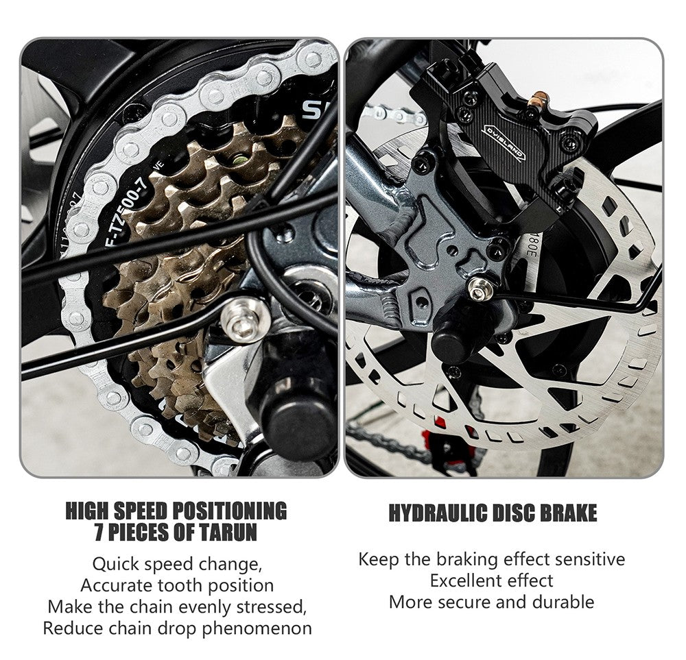 Elektrokolo CMACEWHEEL EM20, motor 350 W, baterie 36 V 12 Ah, pneumatiky 20 x 2,25 palce, maximální rychlost 25 km/h, maximální dojezd 55 km, olejové kotoučové brzdy, vodotěsnost IP65