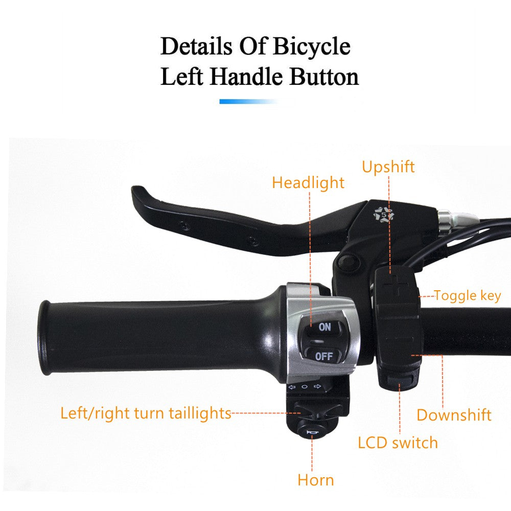 Elektrické kolo CMACEWHEEL F26, pneumatiky 27,5*2,1", výkon 500 W, maximální rychlost 42 km/h, lithiová baterie 48 V 17 Ah, dojezd 100 km - stříbrně šedá