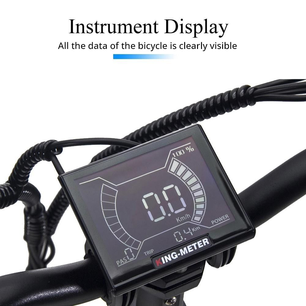 Elektrické kolo CMACEWHEEL GW20 s předním košíkem, pneumatiky CST 20*4,0 palce, motor 750 W, maximální rychlost 40 km/h, baterie 17 Ah