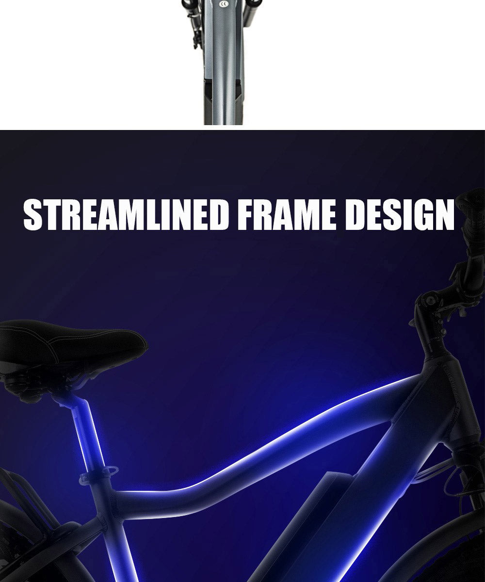 Elektrokolo CMACEWHEEL J26, pneumatiky CST 26*4,0", motor 750 W, maximální rychlost 45 km/h, maximální dojezd 110 km, baterie 17 Ah, kotoučová brzda, maximální nosnost 150 kg - černé